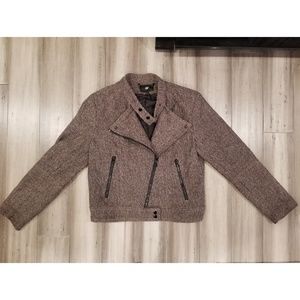 H&M Tweed Motorcycle Jacket